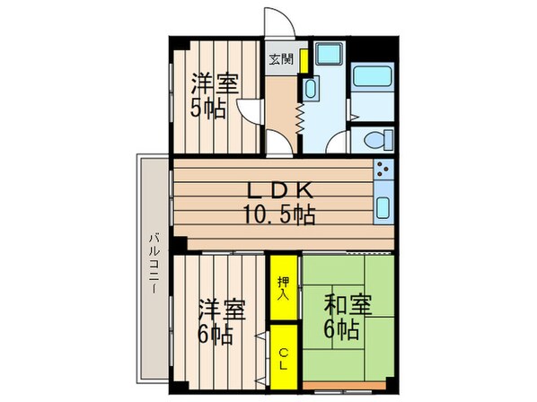 並木エヌエスコ－ポの物件間取画像